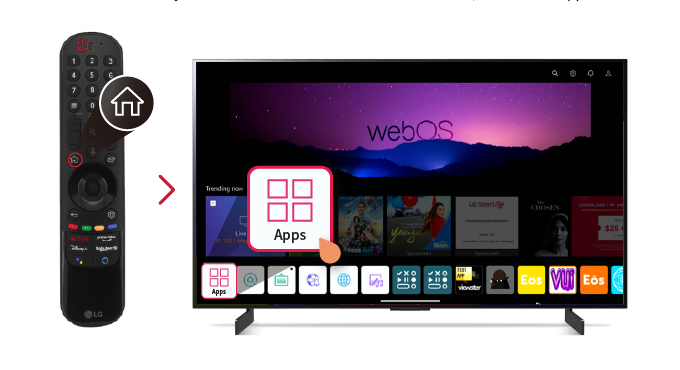 Access the LG Content Store